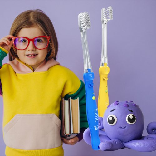 Ionickiss Ionic KID manuális, ionizációs gyerekfogkefe (pink).