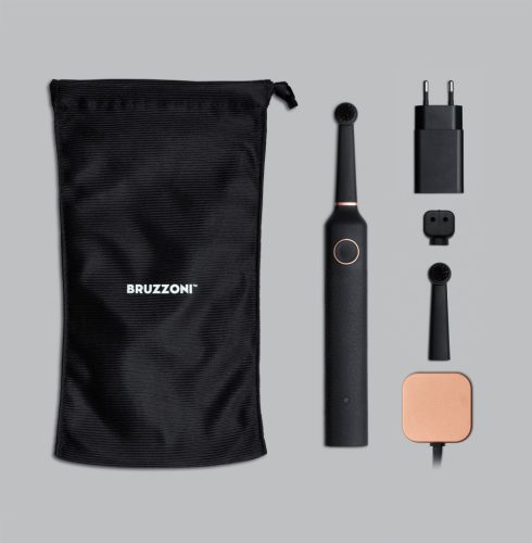 BRUZZONI exlusive fogkefe (fekete-rosegold)