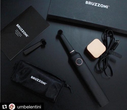 BRUZZONI exlusive fogkefe (fekete-rosegold)