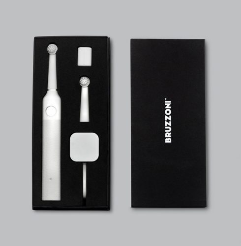 BRUZZONI exlusive fogkefe (fehér - ezüst)