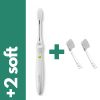Ionickiss - IONIC JAPAN – ionizációs manuális fogkefe (fehér) + 2 db soft pótfej