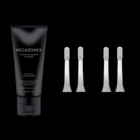 Megasonex fogzománc építő fogkrém + 4 db medium pótfej