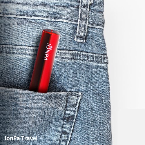 Ionickiss Ionpa Travel. Japán hordozható fogkefe (piros) 