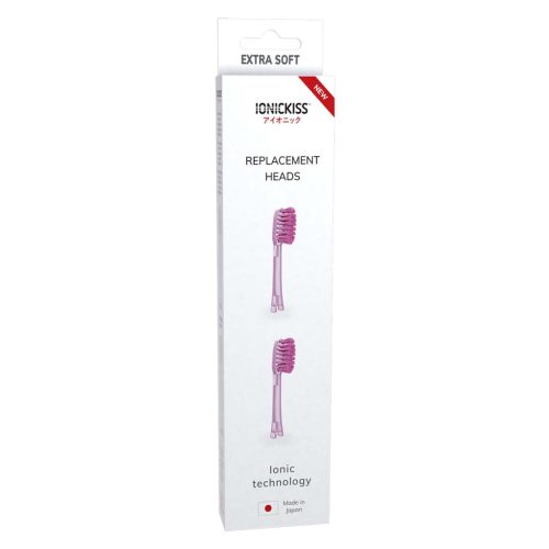 2db Ionic, Ionickiss fogkefe pótfej  (extra soft pink)
